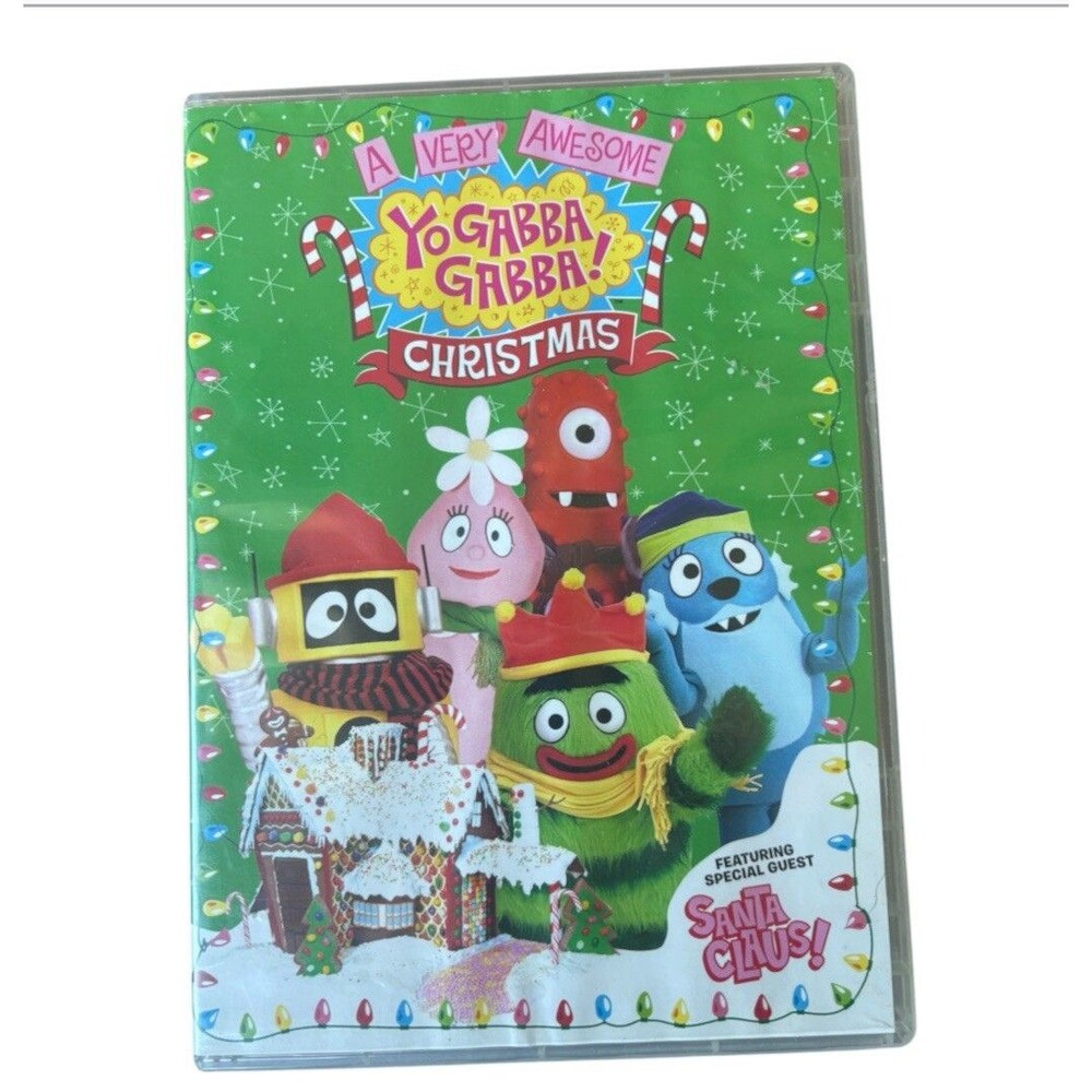 Yo Gabba Gabba! A Very Awesome Christmas DVD Kids Holiday Santa DJ Lance 55 Mins